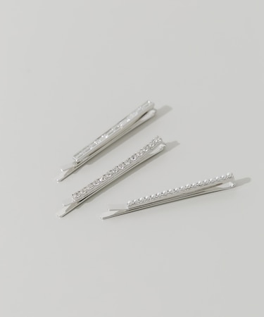 ビジューパール3セットヘアピン