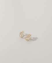 フラワービジューオメガイヤリング