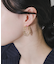 レイヤードフープピアス