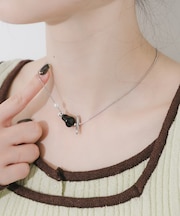 モチーフトップスライドネックレス