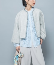 『WEB限定』フロントフリルデザインブラウス