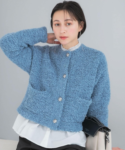 ニットツイードショートカーディガン｜アーバンリサーチの通販｜&mall
