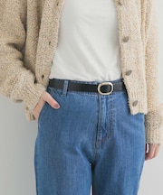 オーバルビッグバックルベルト