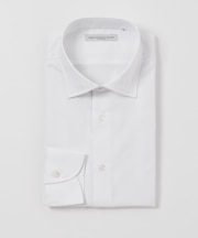 LIFE STYLE TAILOR　セミワイドオックス無地シャツ