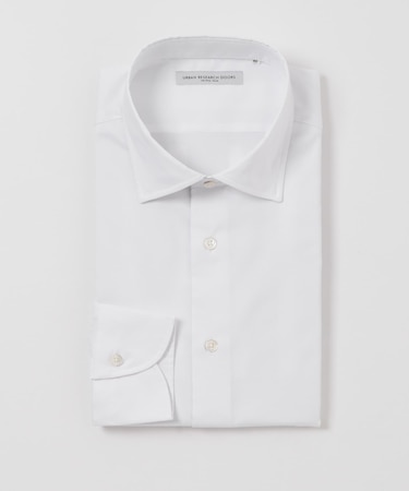 LIFE STYLE TAILOR　セミワイドオックス無地シャツ