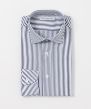LIFE STYLE TAILOR　セミワイドロンドンストライプシャツ