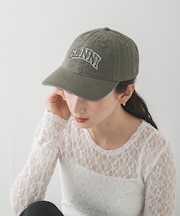 GANNI　WASHED COTTON CANVAS CAP