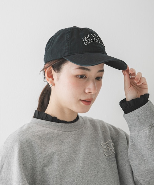 GANNI WASHED COTTON CANVAS CAP｜アーバンリサーチの通販｜&mall