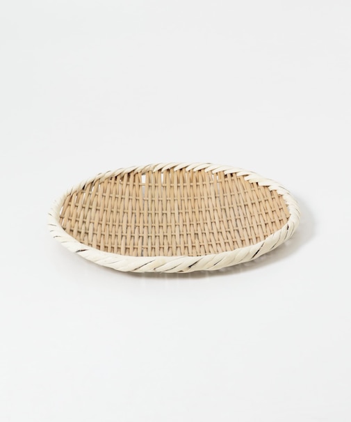 虎斑竹専門店 竹虎　丸竹ざる（小）24cm