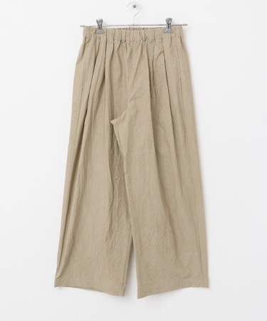 コットン2タックパンツ