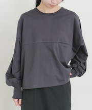 スプリットドルマンカットソー