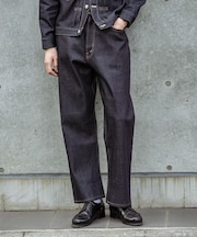 SHIOTA スーピマDENIM PANTSバギー#JAY