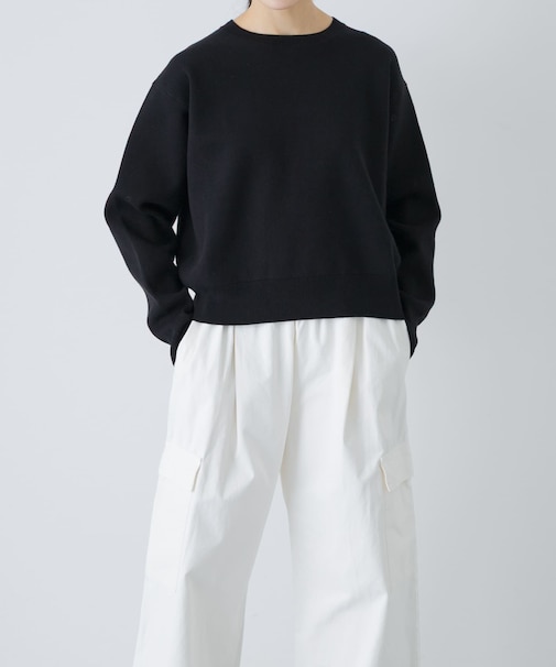 コットンカシミヤスムースプルオーバー