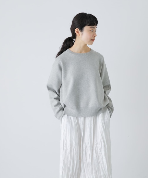 コットンカシミヤスムースプルオーバー