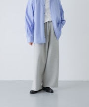 コットンカシミヤニットパンツ