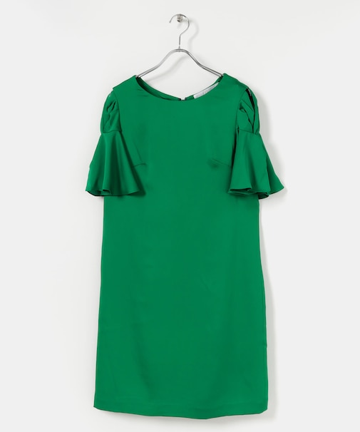 デザインスリーブドレス∴