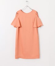 デザインスリーブドレス∴