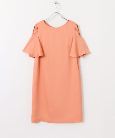 デザインスリーブドレス∴