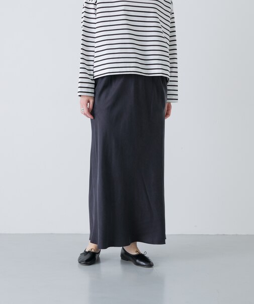 『2サイズ展開』キュプラバイアススカート