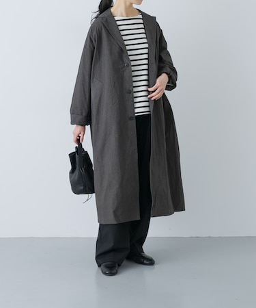 テーラードカラーショップコート