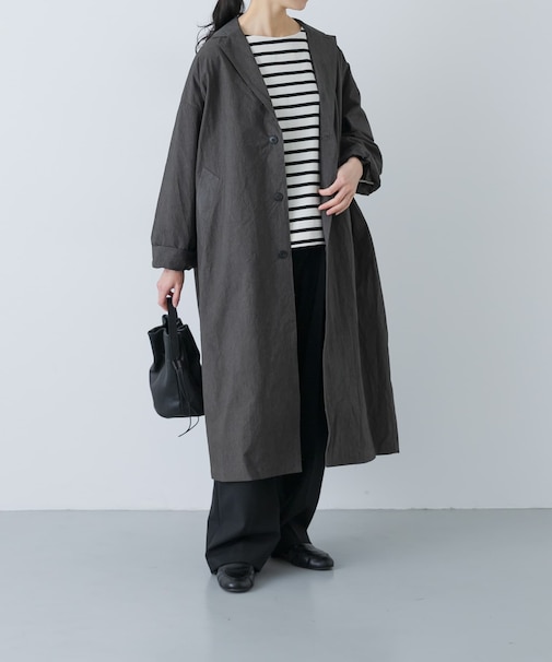 テーラードカラーショップコート
