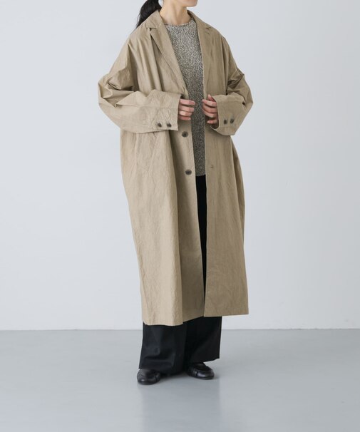 テーラードカラーショップコート