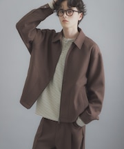 『撥水／防花粉』SKIN Proofジップブルゾン