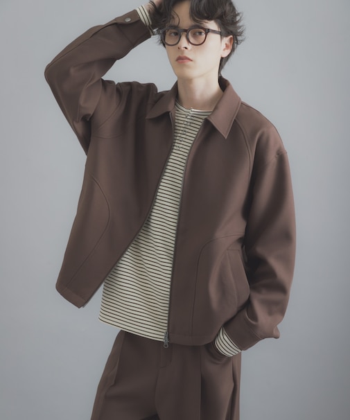 『撥水／防花粉』SKIN Proofジップブルゾン