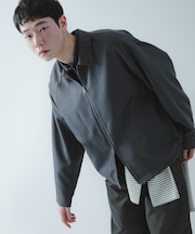 『撥水／防花粉』SKIN Proofジップブルゾン