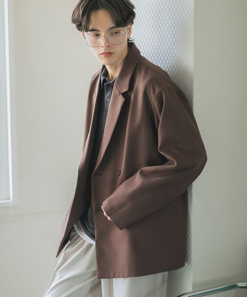 『撥水／防花粉』SKIN Proofダブルテーラードジャケット