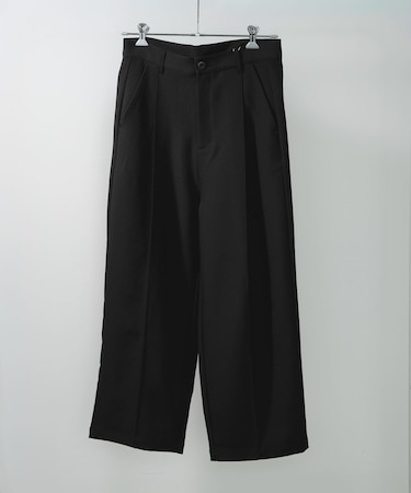 『撥水／防花粉』SKIN Proofタックワイドパンツ