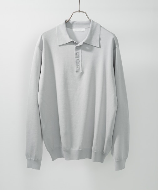 『洗濯可／防花粉』SKIN Proofニットポロシャツ