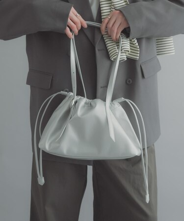 ロングハンドルキンチャクショルダーバッグ