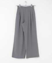 『イージーケア／速乾／UVカット／接触冷感』ツータックルーズスラックス