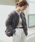 ライトダウンキルトショートブルゾン