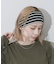 ボーダーワイドヘアバンド