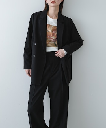 『イージーケア』ダブルテーラードジャケット