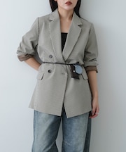 『イージーケア』ダブルテーラードジャケット