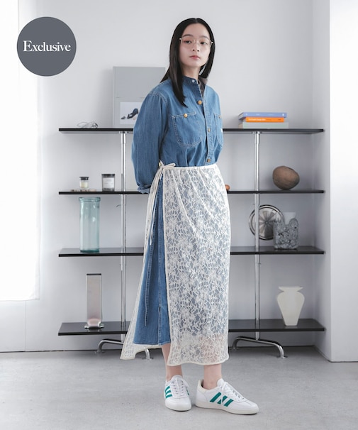 『別注』Lee×DOORS WORK SHIRTS ONE-PIECE