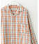 オンブレチェックロングスリーブシャツ