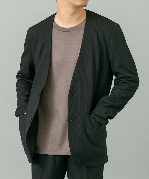 『セットアップ対応』『速乾』シリウスノーカラージャケット