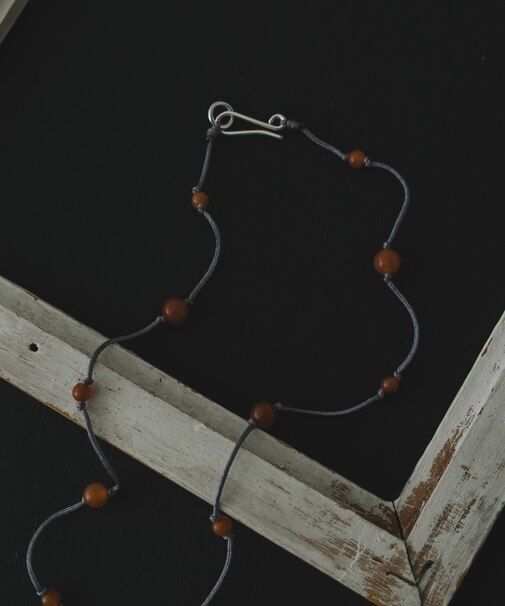 SMELLY so’　red aventurine  necklace