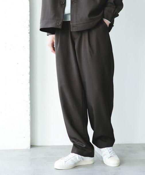 セオアルファセミワイドトラウザー