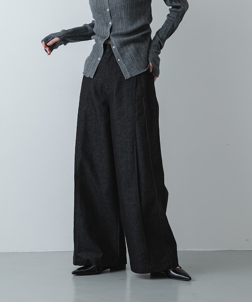 デニムライクスラックス