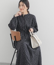 ドットプリントワンピース