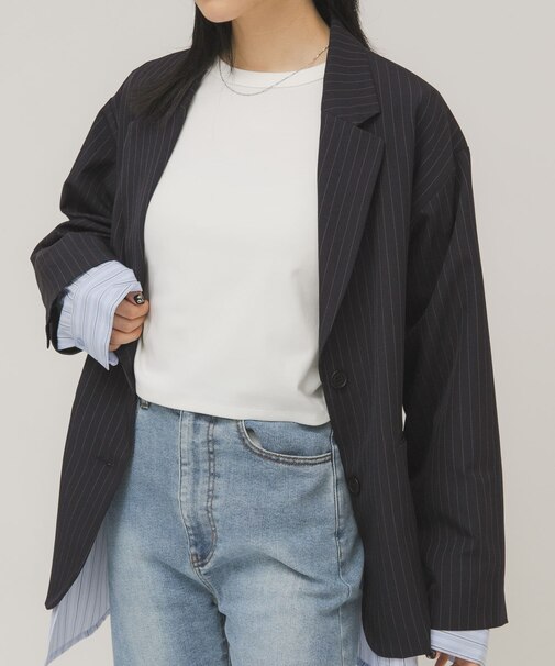 クロップドロンTEE