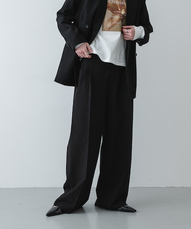 『XS，TALLサイズ／WEB限定』『イージーケア』ワイドイージーパンツ