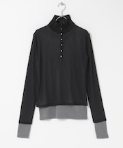 シアーレイヤードカットポロシャツ