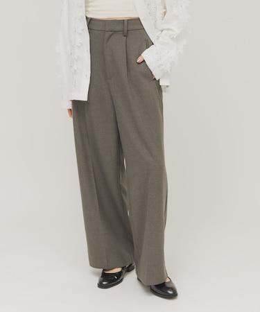 ワンタックミニマルパンツ