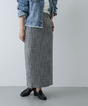 ツイードアイラインスカート